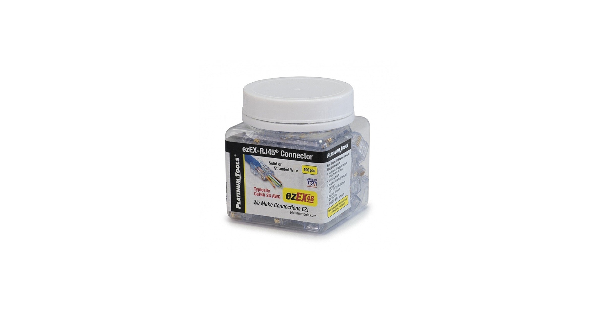とはれぺージ Amazon.com: Platinum Tools Ezex48 Connector 100/Jar